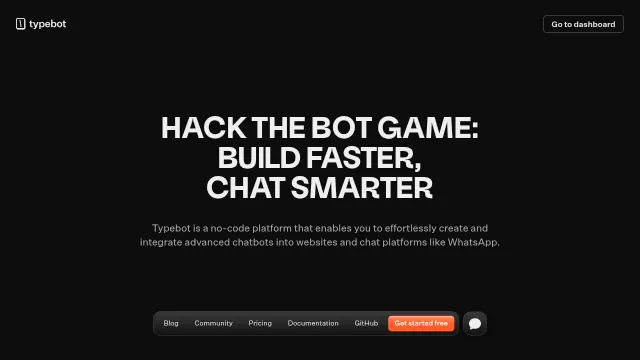 Typebot product interface