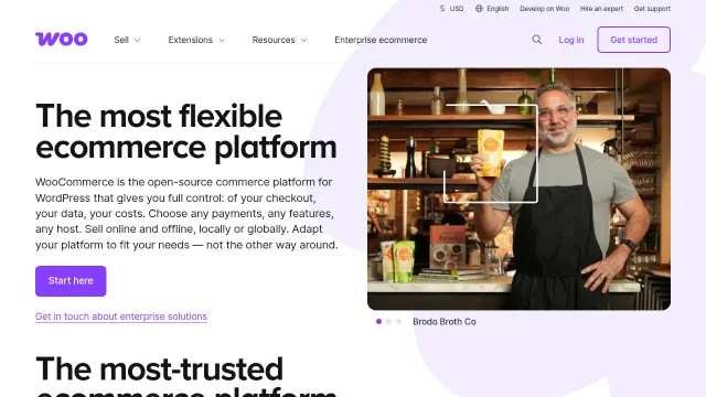 WooCommerce product interface
