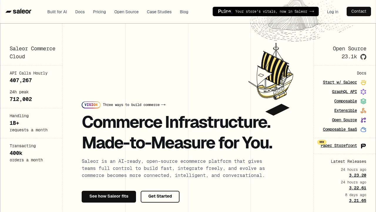 Saleor product interface