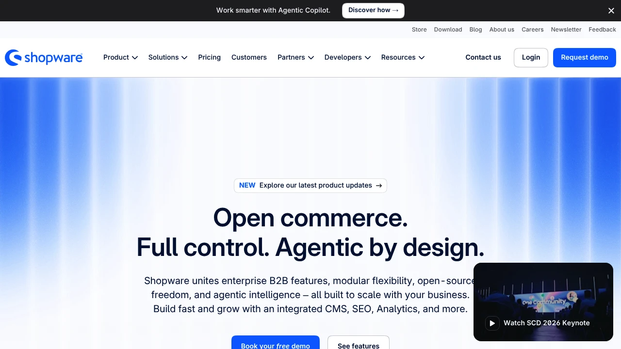 Shopware product interface