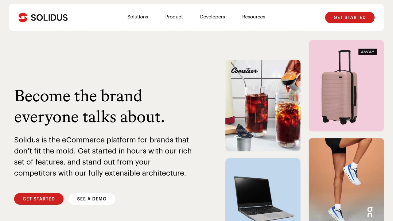 Solidus product interface