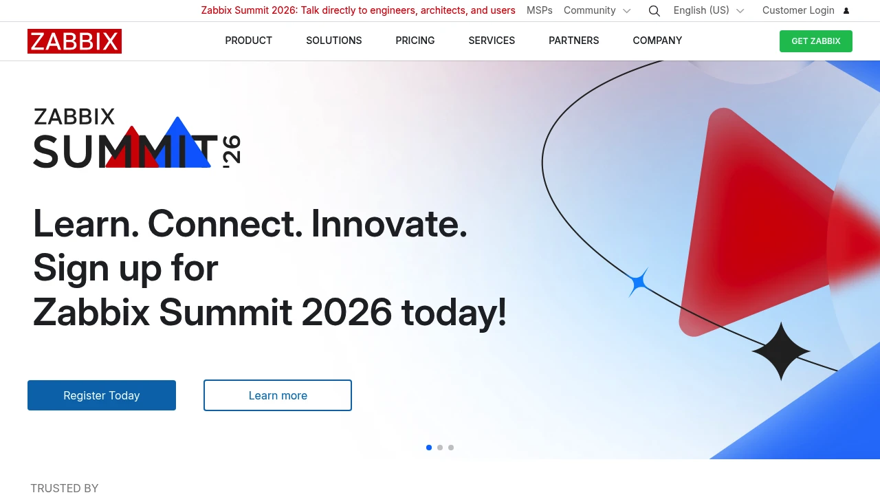 Zabbix product interface